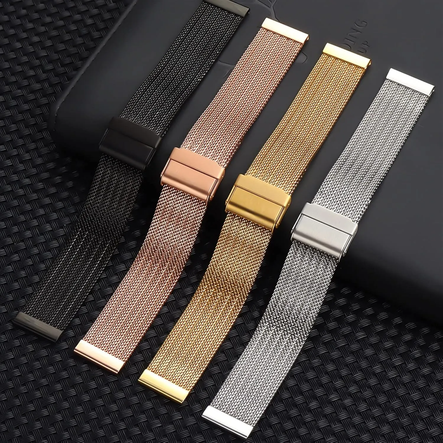 Strap 8mm 10mm 12mm 14mm 16mm 18mm 20mm 22mm 24mm Stainless Steel Accessories Watch Strap divorce expressive rend feudal instruct quality Universal Mesh 