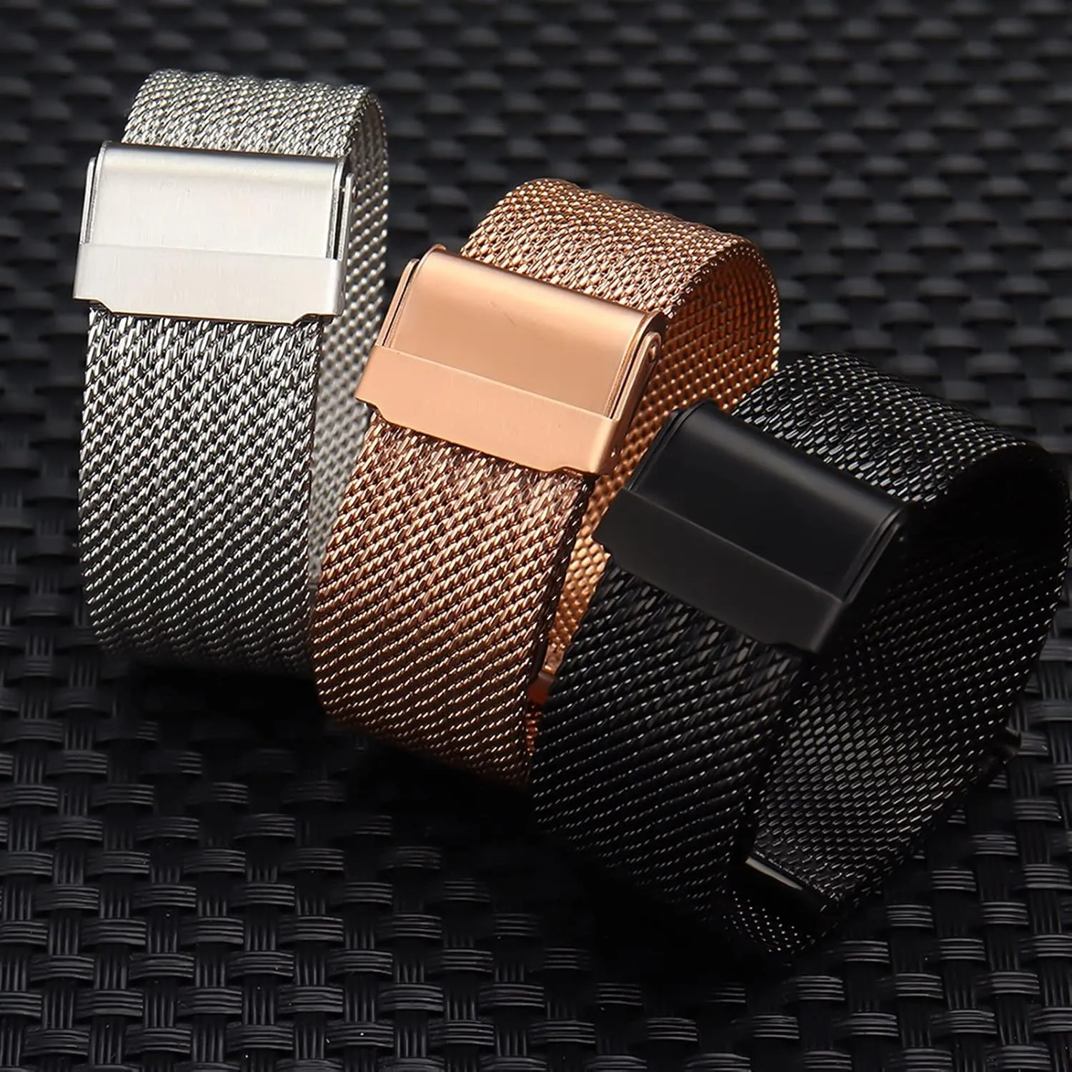 Strap 8mm 10mm 12mm 14mm 16mm 18mm 20mm 22mm 24mm Stainless Steel Accessories Watch Strap divorce expressive rend feudal instruct quality Universal Mesh 