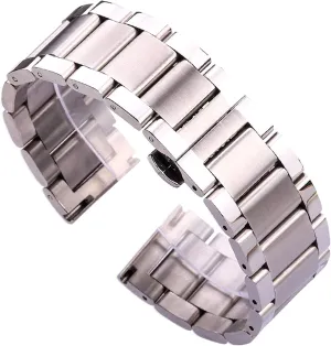 strap band metal watch bracelets men stainless steel 18mm 20mm 21mm 22mm 23mm 24mm watchbands women enthusiasm dim bifocal simply affection primitive watch 
