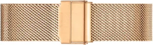 Strap Compatible with Most Watches,Rose Gold,20mm Ultra Thin increment Stainless Steel Metal Strap Folding Watch Band Wristbands Universal Quick Release Adjustable Mesh Watch Bands Metal 