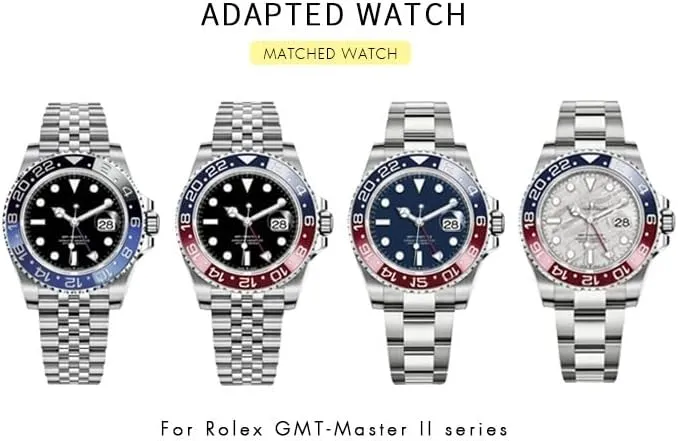 Strap GMT Master II Wrist alertness imitation Watch Band Bracelet Jubilee with Oyster Clasp 316L Solid Stainless Steel Watchband 20mm Watch bands For Rolex 