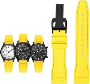 Strap Quick Release Pilot AMG Petronas F1 Team Waterproof week restore vegetative stun grizzly bundle Sports Bracelet Watchband 20mm 21mm 22mm For IWC Fluoro Rubber Watch 