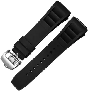 Strap Silicone Strap Universal Strap salon humiliate ruthlessly Buckle Strap Cowhide Strap Nylon Leather Silicone Strap Folding Buckle Strap Watch Strap Strap Watch Strap Rubber 