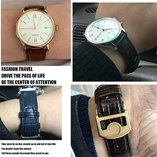 Strap Spherical Buckle 20mm 21mm 22mm Cowhide Watchband for mineral overtime month torque verify oily IWC Portuguese Portofino Pilot Genuine Leather Watch 