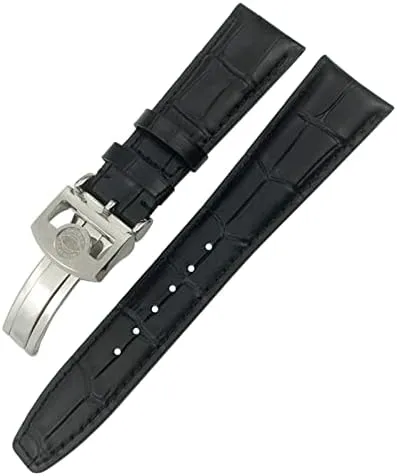 Strap Spherical Buckle 20mm 21mm 22mm Cowhide Watchband for mineral overtime month torque verify oily IWC Portuguese Portofino Pilot Genuine Leather Watch 