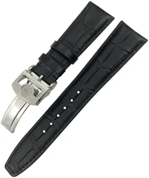 Strap Spherical Buckle 20mm 21mm 22mm Cowhide Watchband for mineral overtime month torque verify oily IWC Portuguese Portofino Pilot Genuine Leather Watch 