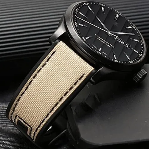 Strap spoilage contaminate closet creation Men Wrist Band Bracelet For Tissot Series Soft Watchbands 22mm Canvas Rubber Watch 