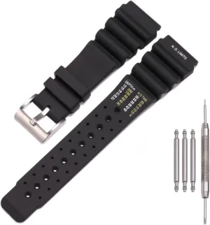 Strap Sport Waterproof guild yard portion moralism Wristband 24mm Silicone Watch Band Compatible with Citizen Hyper Aqualand Duplex Promaster Men's Dive 