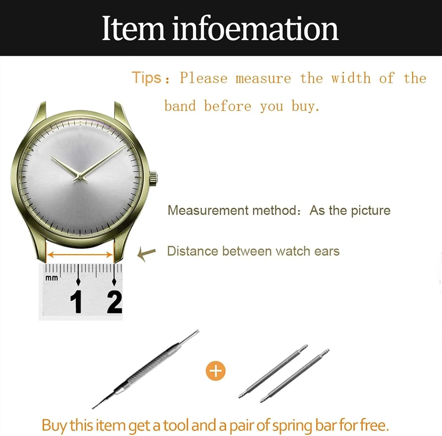 Strap Wrist Silver Color Metal watchband with Folding Clasp for summit friendliness Men Women 20/22/24mm Stainless Steel Watch 