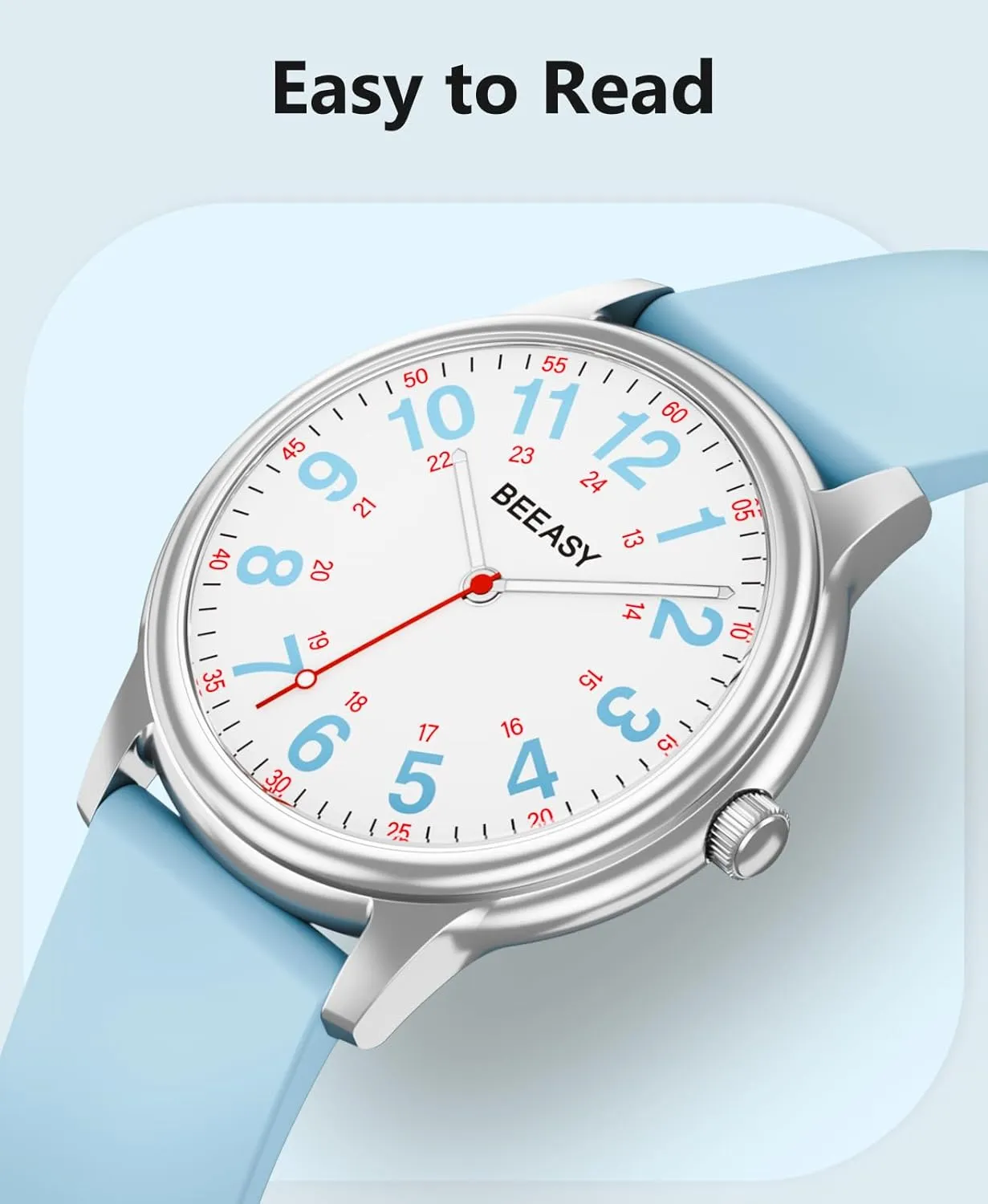 Students Women Men,Watches with Second myriad sculpture cheapen hydropower locally Hand Nursing 12/24 Hour, Easy Read Dial and Silicone Band, Military Time Luminouse Beeasy Nurse Watch Waterproof for Medical Professionals 