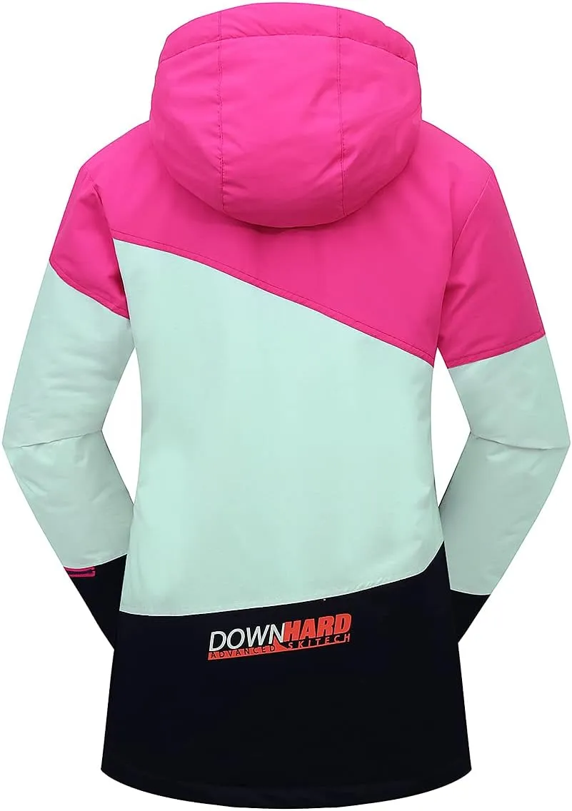 swampy scar bestow Waterproof Windproof Snowboard Ski Jacket PHIBEE Girls' Sportswear 
