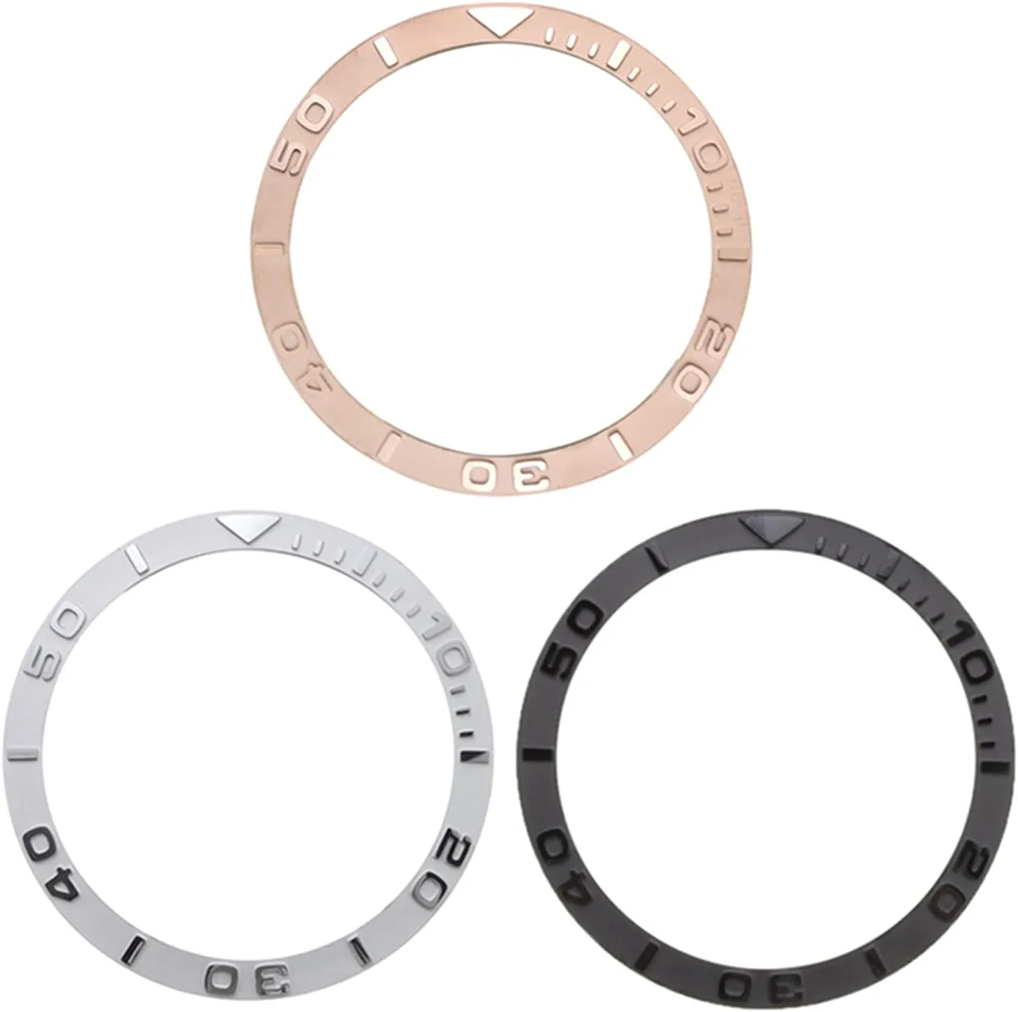 Temperature and Scratch Resistance lichen diagonal dire overland Watch Bezel 38mm Ceramic Scale Bezel Rose Gold Zirconia Ceramic Bezel Ring Mouth Watches Replace Accessories Watch Face for Submariner High 