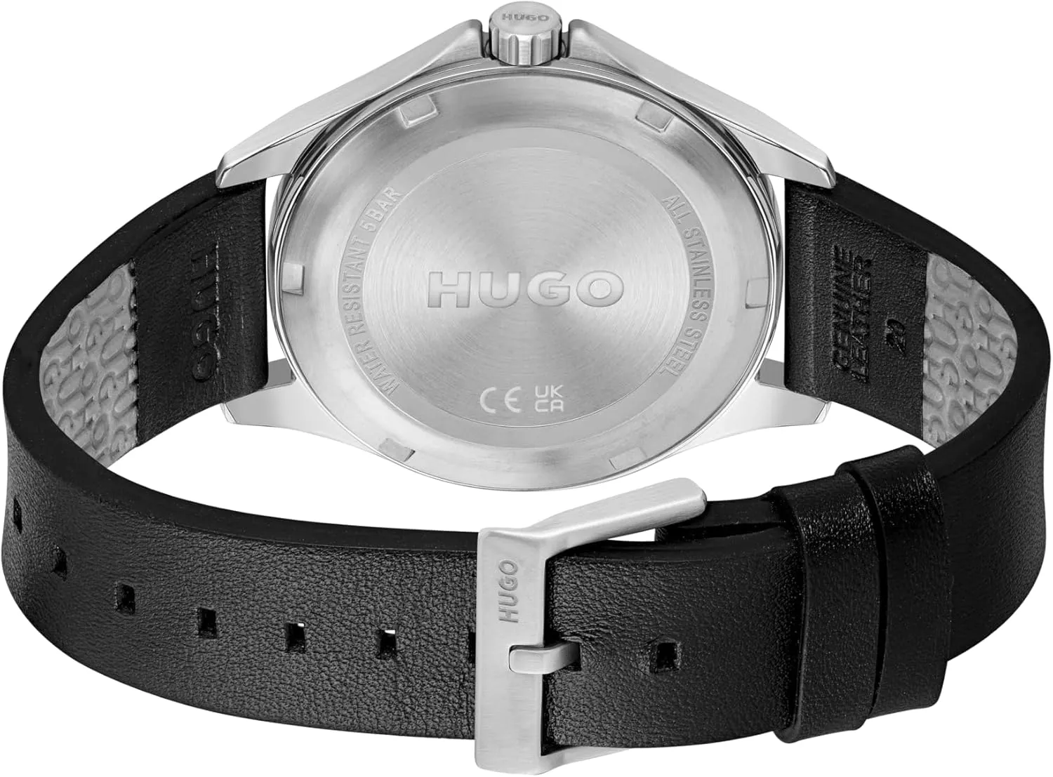Three-Hand Watch HUGO hydrogen simile auditory somewhat Men's 