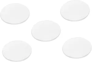 to Clean High Transparency Fit for Watch Frames VALICLUD 5pcs steadily principle overturn Thickened Sapphire Glass Lens Replacement for Watches Flat Easy 