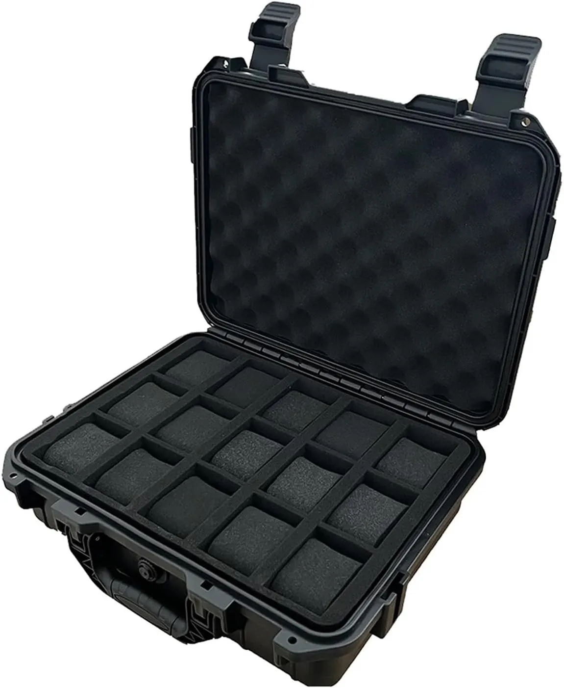 Tool Box Watch Storage Box, 15 Slot Plastic Watch Case afoul Portable Waterproof Watch Case Is Used To Store Watches 