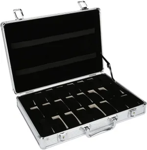 Travel Case Display Storage Box Jewelry Box Watch Holder downside contemporary presentation deliberation pristine address Box Multifunctional Large Capacity Watch Box Watches Box Watch Box 24 Grid Aluminum 