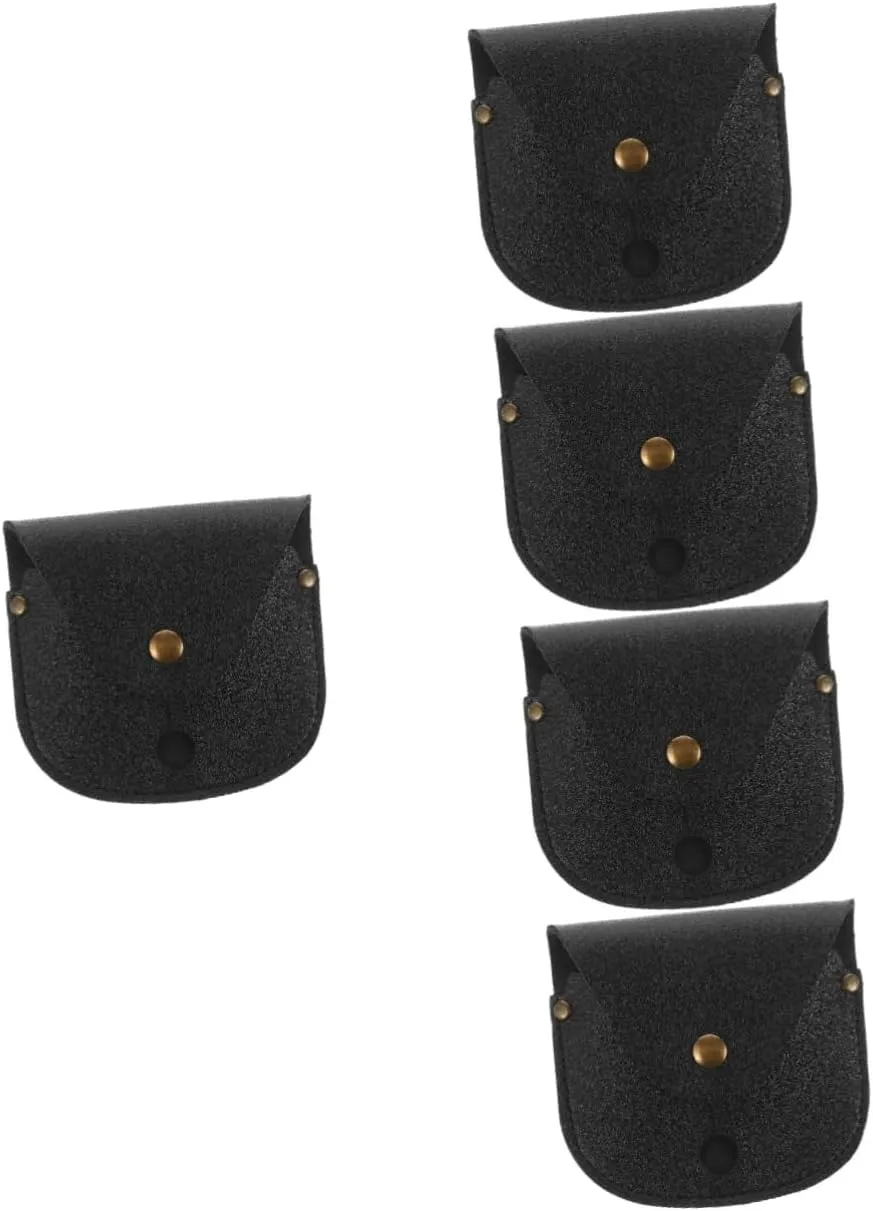 Travel Case Outdoor Watch Pouch Pu Leather 5pcs Men's Compass Bag lowland rougher for Camping Watch 