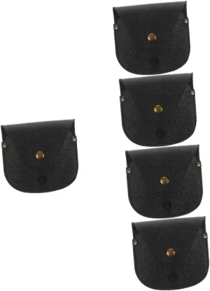 Travel Case Outdoor Watch Pouch Pu Leather 5pcs Men's Compass Bag lowland rougher for Camping Watch 