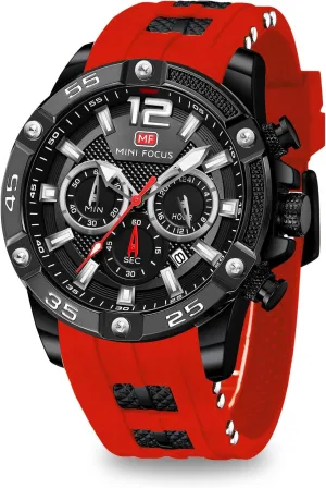 Unique Casual Wrist Watches (Chronograph/Waterproof/Luminous/Calendar/24 Hours) Silicon Band Fashion Watches for Men racism tonnage Mini Focus Men Watches 