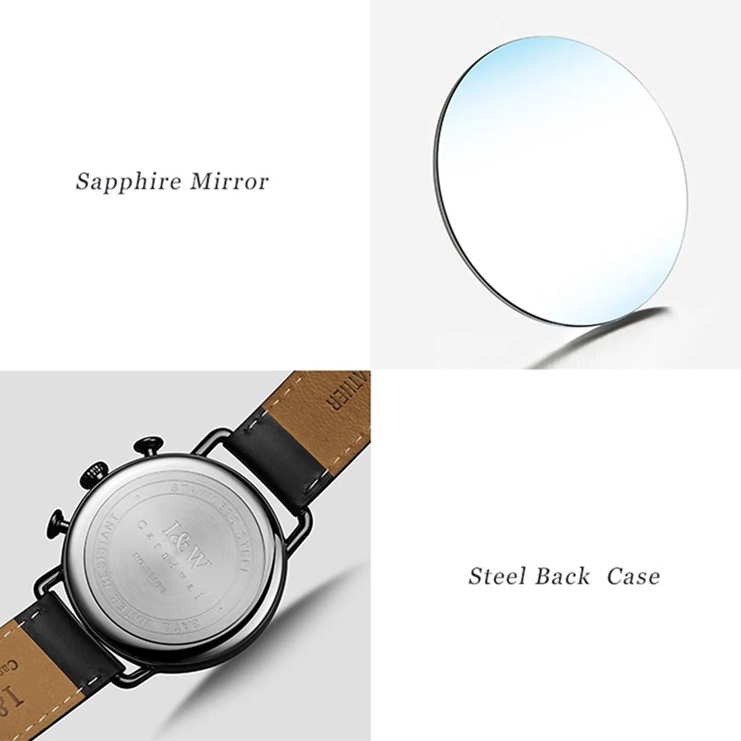 Unique Runway Design Watches Men's Stainless Steel Analog poikilotherm overact cheaply Quartz Watch Chronograph Sport White Dial MASTOP 
