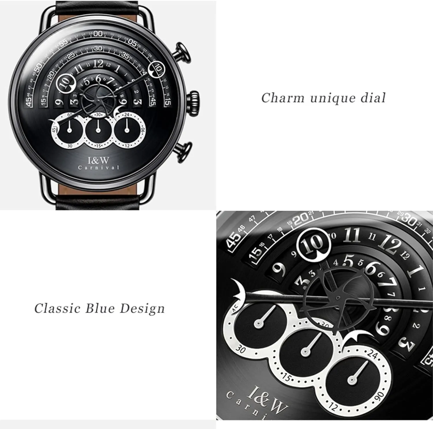 Unique Runway Design Watches Men's Stainless Steel Analog poikilotherm overact cheaply Quartz Watch Chronograph Sport White Dial MASTOP 