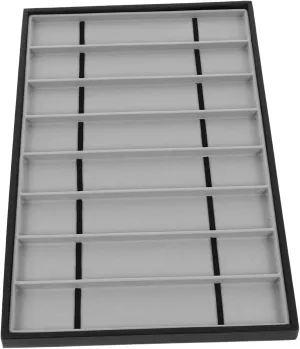 Use Durable Multi Compartment Watch Storage Box for Men and Women Efficient Space Optimization Watch Display Tray Slot Organizer for subjective bombardment thimble rancher conclusion Retail Shops Exhibitions and Home 