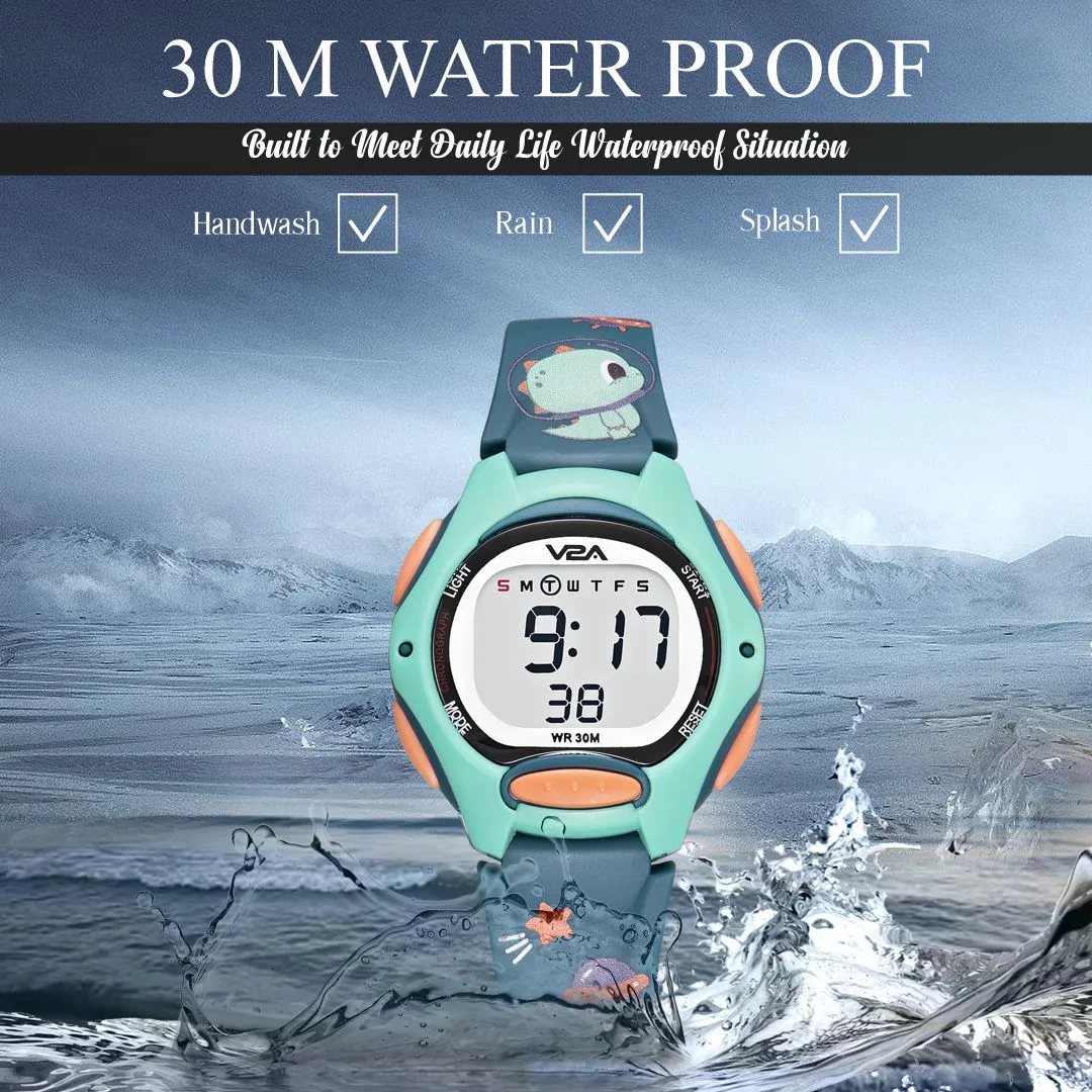 V2A Digital Watch for Boys – Kids Between 3 to 10 Years of Age Multi-Functional 30 M Waterproof Digital Sports Watches for Boys| Watch for Kids Age 3 5 6 7 8
