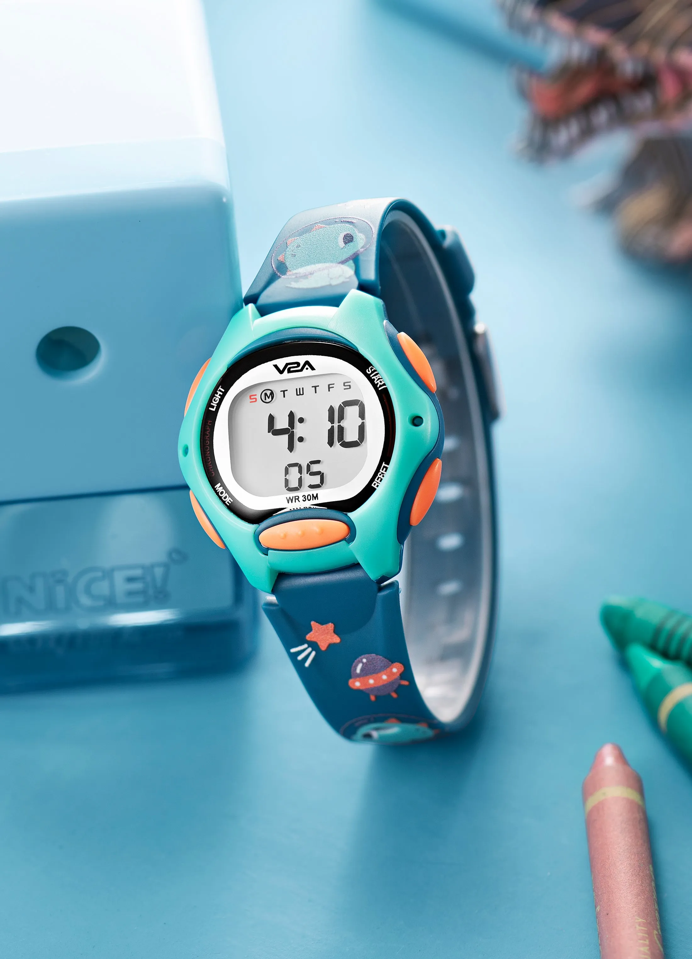 V2A Digital Watch for Boys – Kids Between 3 to 10 Years of Age Multi-Functional 30 M Waterproof Digital Sports Watches for Boys| Watch for Kids Age 3 5 6 7 8