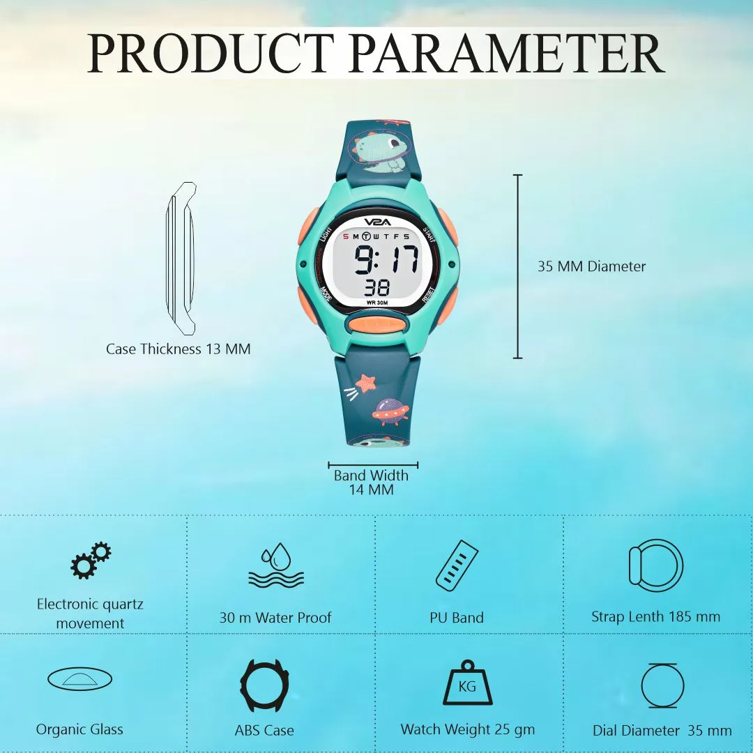 V2A Digital Watch for Boys – Kids Between 3 to 10 Years of Age Multi-Functional 30 M Waterproof Digital Sports Watches for Boys| Watch for Kids Age 3 5 6 7 8