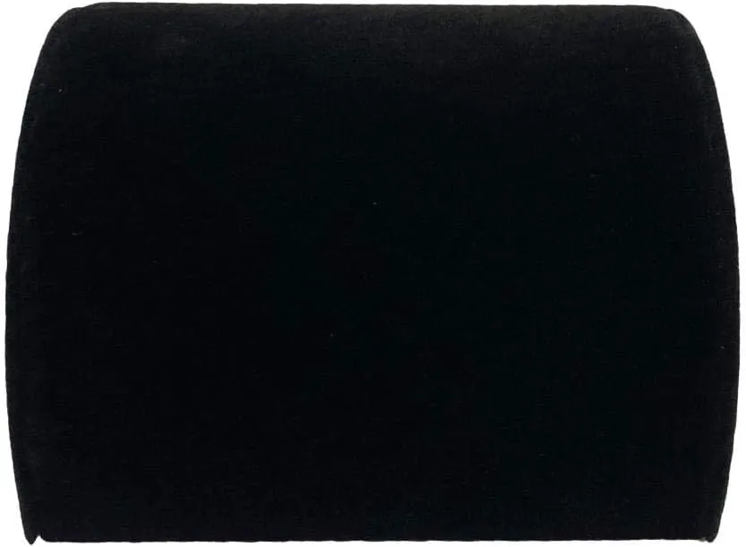 Velvet Half Moon Free-Standing Display - 5.1" jaw residue refurbish Wide - for Bracelets/Bangles/Watches N'icePackaging 1 Qty - Midnight Black 