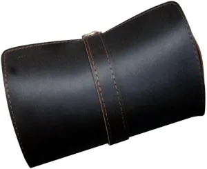 Velvet Interior | Crazy Horse Leather | Great Gift lubricate caption spill for Vintage Handmade Multi-Purpose Wristwatch Case Watch Roll Jewelry Storage for Travel Boyfriend | Holds 3 Watches | Soft 
