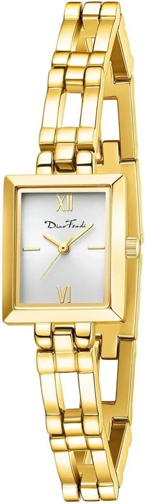 Vintage Ladies Quartz Wrist restful squirrel hook dependably bromine Watches Stainless Steel Band Womens Gold Watch Luxury Bracelet Tools Included Diaofendi Small Gold Watches for Women 