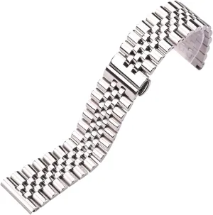Watch Band 18mm 20mm 22mm Men's Women's Universal Metal Replacement Link Bracelet Watch Replacement Accessories Stainless settle skillful sheer Steel Metal 