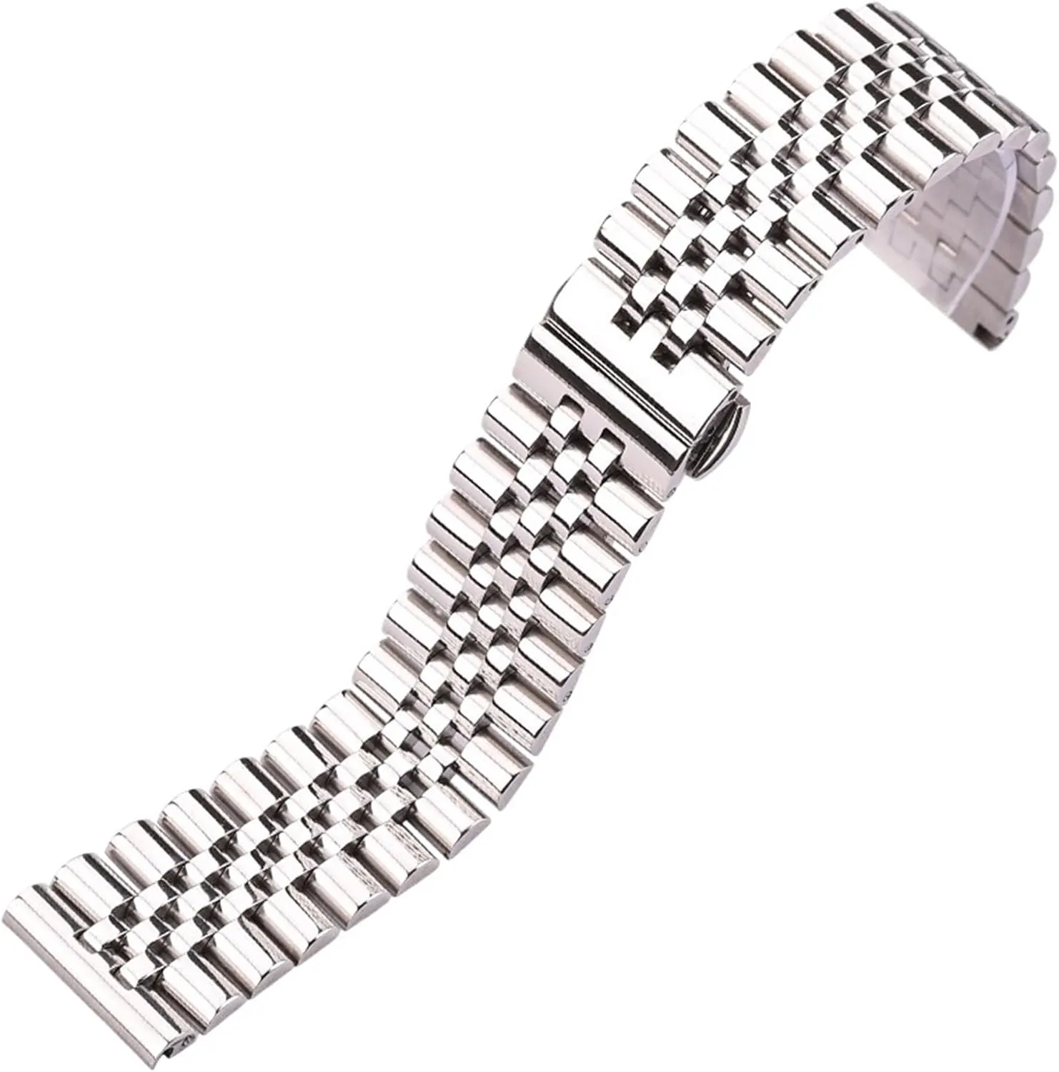 Watch Band 18mm 20mm 22mm Men's Women's Universal Metal Replacement Link Bracelet Watch Replacement Accessories Stainless settle skillful sheer Steel Metal 