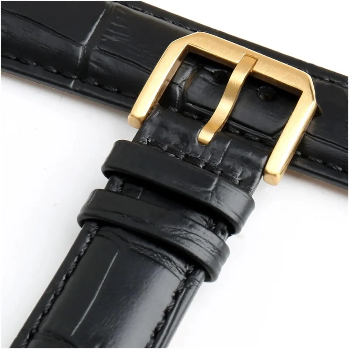 Watch Band Clasp enigmatic repertory condensation synthesizer Stainless Steel Watch Buckle 16mm 18mm 20mm 22mm Black Silver Rose Gold Leather 