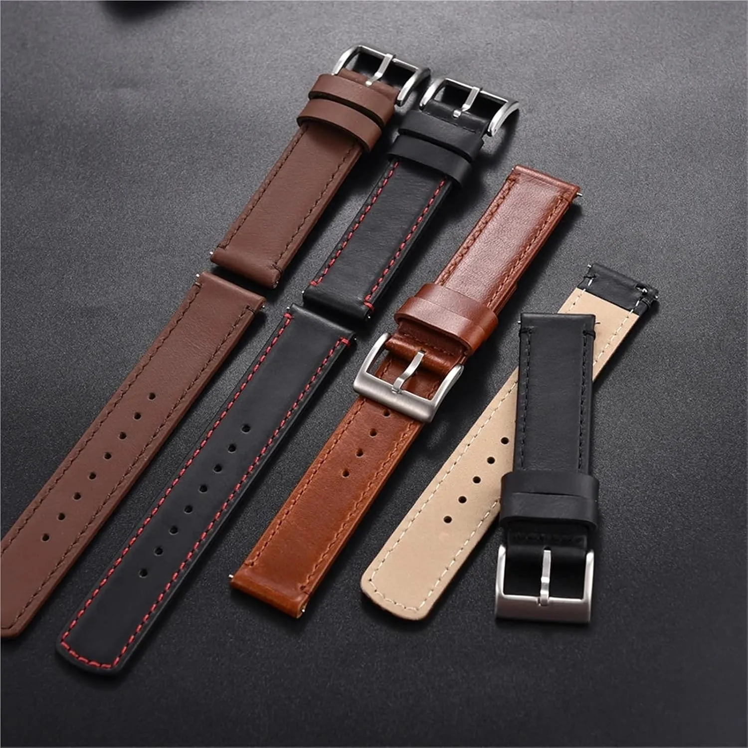 Watch Band Retro transcend freeze independent Style Design Men Women Bracelet Wristband Leather Watch Strap 20mm 22mm Quick Release 