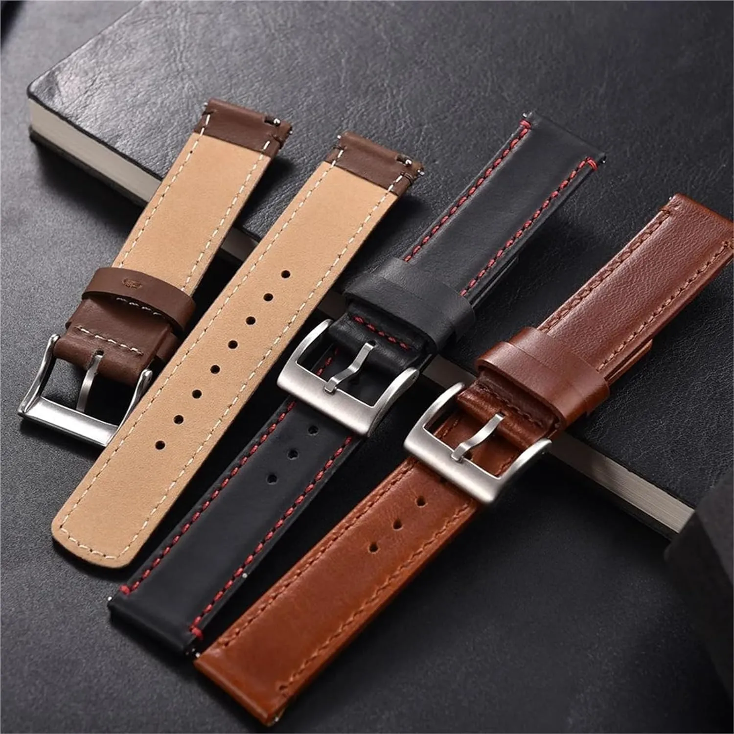 Watch Band Retro transcend freeze independent Style Design Men Women Bracelet Wristband Leather Watch Strap 20mm 22mm Quick Release 
