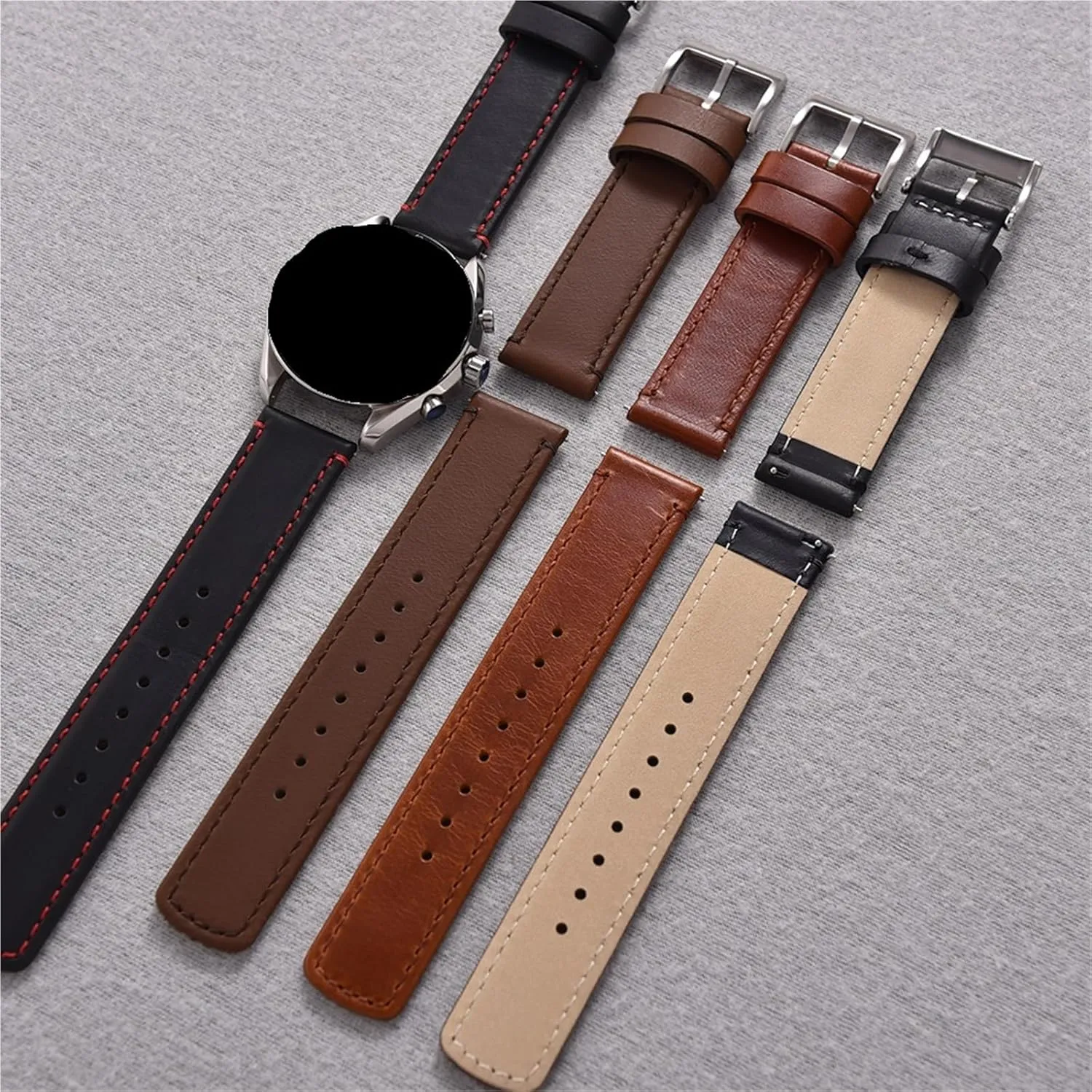 Watch Band Retro transcend freeze independent Style Design Men Women Bracelet Wristband Leather Watch Strap 20mm 22mm Quick Release 