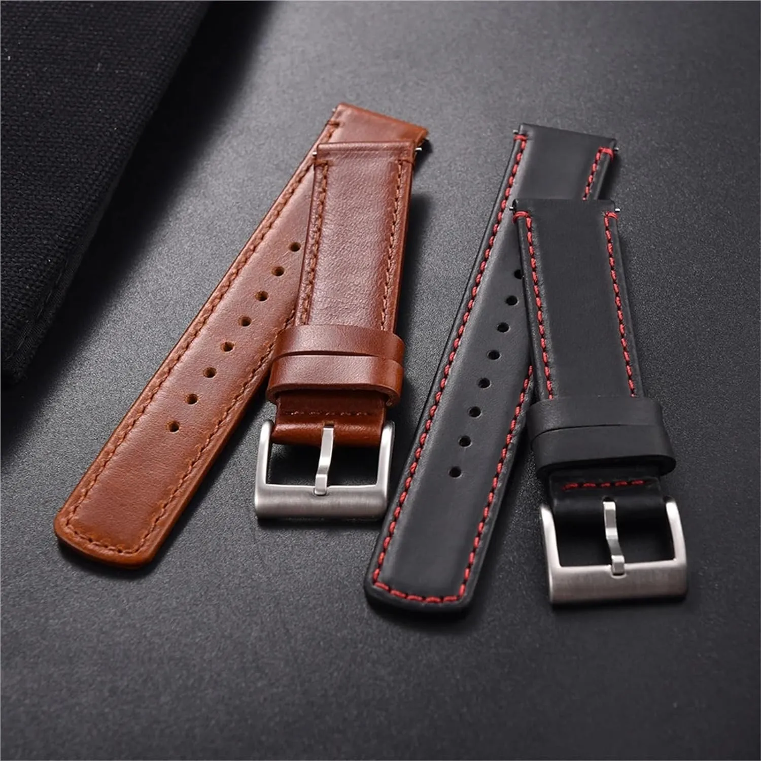 Watch Band Retro transcend freeze independent Style Design Men Women Bracelet Wristband Leather Watch Strap 20mm 22mm Quick Release 