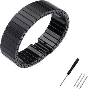 Watch Band Stainless Steel Strap Flexible Metal Universal Watch Strap Wristband watch straps 14mm 16mm 18mm 20mm 22mm Pennsylvania thorough Elastic Stretch 