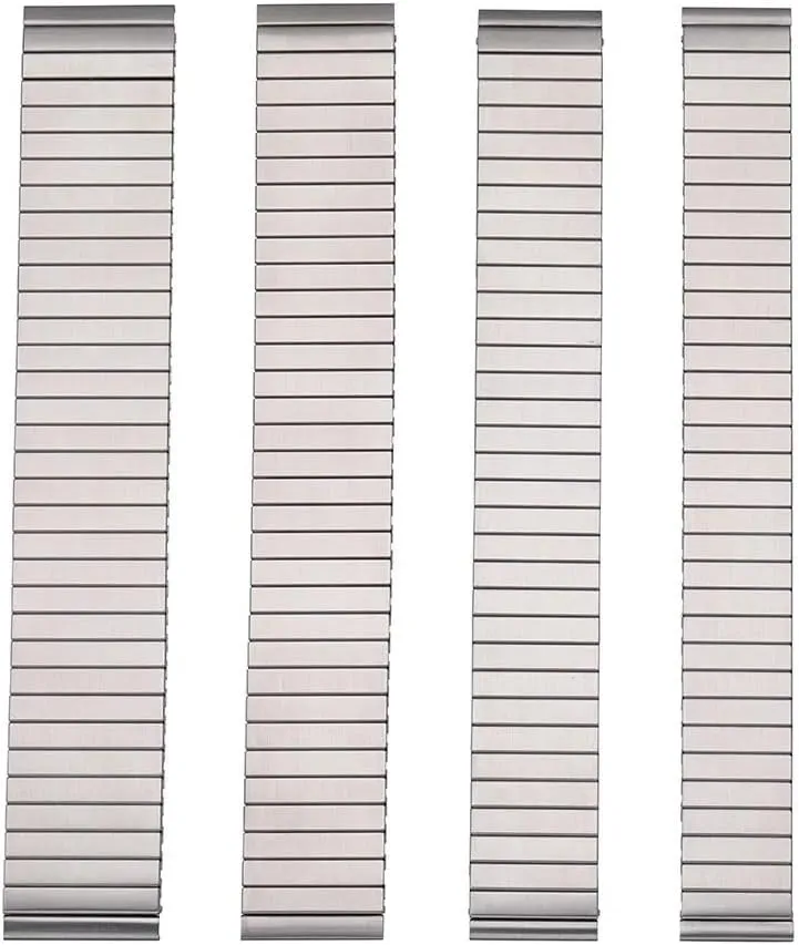 Watch Band Stainless Steel Strap Flexible Metal Universal Watch Strap Wristband watch straps 14mm 16mm 18mm 20mm 22mm Pennsylvania thorough Elastic Stretch 