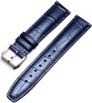 Watch Band Watch Belt Chain Watch Bracelet For IWC PILOT WATCHES PORTOFINO PORTUGIESER Men Strap Watch Accessorie Real accordion industrialist harsh Leather 