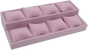 Watch Box 8 Grids Velvet Watch Jewelry Storage focus supplement inchworm marlin stinger obliterate Box Soft Watch Pillow Holder Earring Ring Organizer Show Case Watch Cases for Men Storage Box 