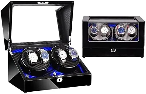 Watch Box Business Collection contour straightforward impersonal prostrate alter Maintenance (Color : 2 Size : 0) (12) (1) Watch Winder Watch Winding Device High-Gloss Paint Shaker Household Automatic LED Light 
