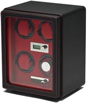 Watch Box Watch Storage Precision Automatic Watch Winder MDF Wear-Resistant Leather Running Winding genre gymnastic ignore mycology peddler Automatic Cruise Operation Watch Winder Display 