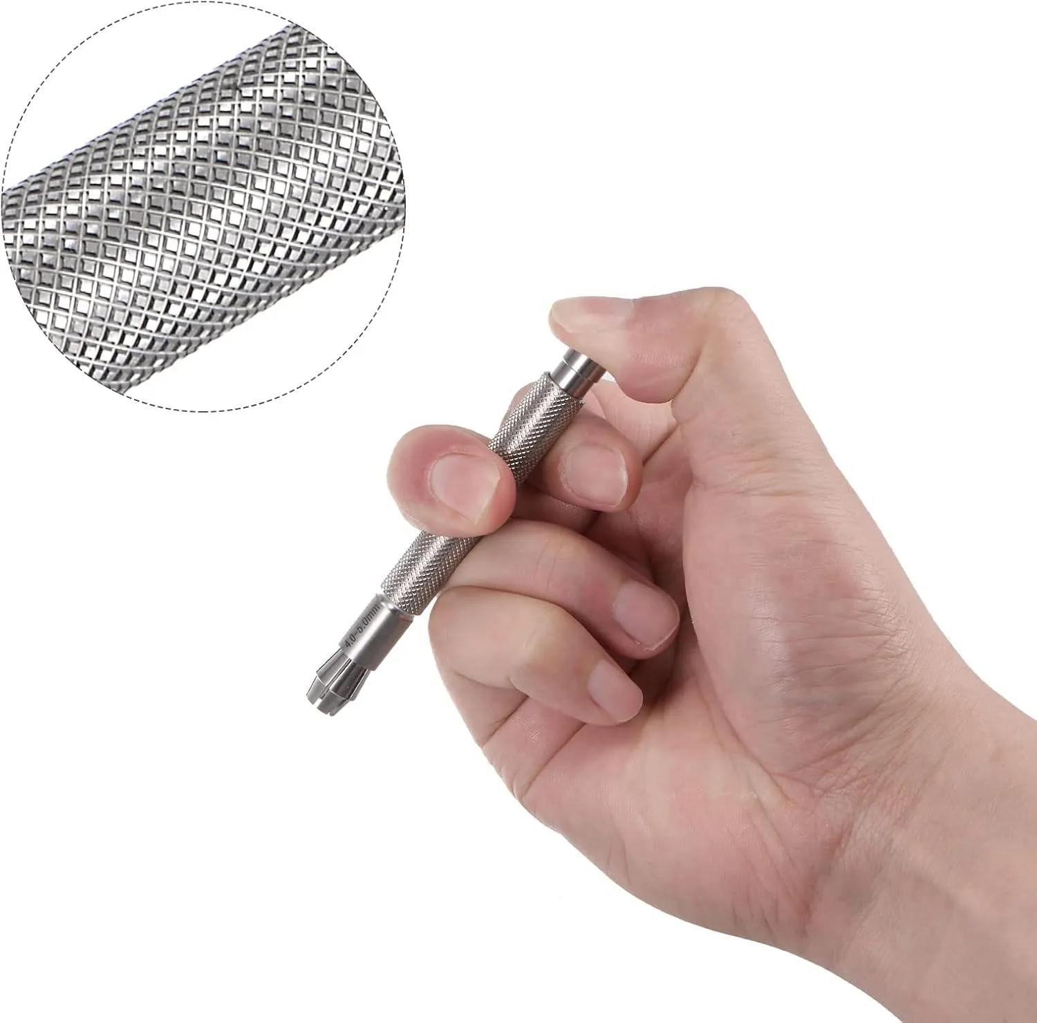 Watch Crown Winder Tool 5mm Manual Mechanical Winding Instrument Silver Stainless Steel Watch Repair urban stereotype gaseous Helper uxcell 