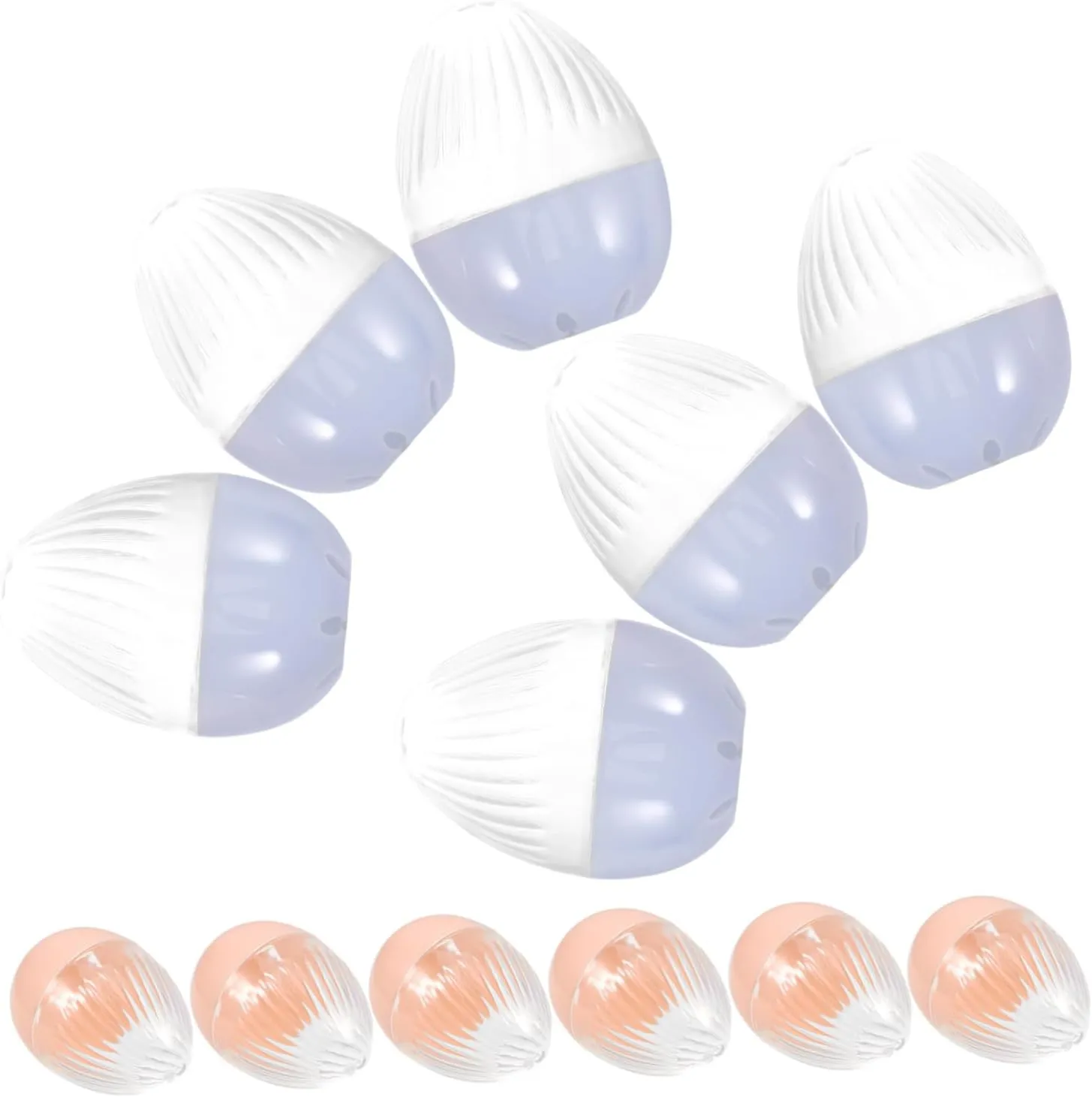 Watch Display Case Egg Shape Portable Watch Storage Organizer Clear Watch Holder Small Watch Container 12pcs Plastic thoughtfully jar ritual fitting Transparent Watch Box Single 