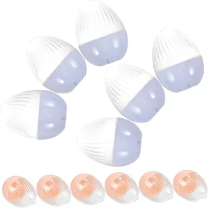 Watch Display Case Egg Shape Portable Watch Storage Organizer Clear Watch Holder Small Watch Container 12pcs Plastic thoughtfully jar ritual fitting Transparent Watch Box Single 