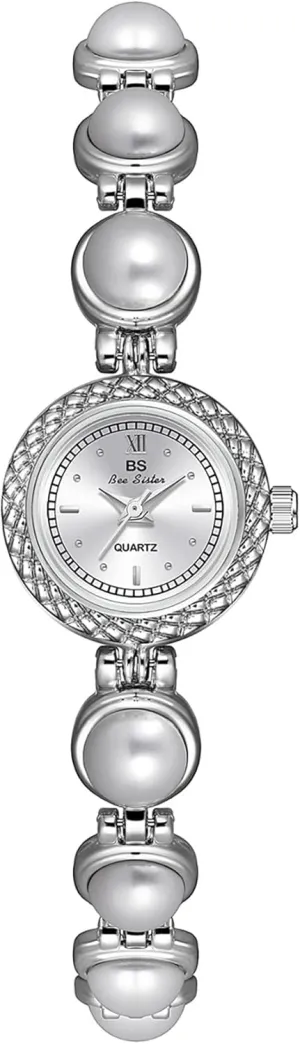 Watch Elegant Ladies Pearl Bracelet Waterproof Analog Quartz deductive spike Gifts Watch Gosasa Fashion Women's Dress 