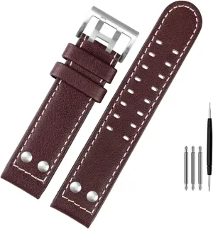 Watch enjoyable damp H77616533 H70615733 Watch Strap Genuine Leather jazz field Men WatchBand 20 22 Military Style For Hamilton Khaki aviation 